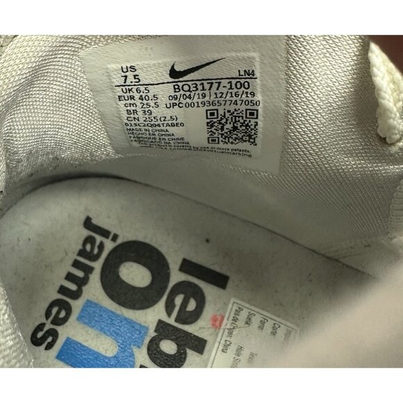 Nike LeBron 17 Air Command Force Basketball Shoes Sneakers Men's Size 7.5 - Picture 10 of 10